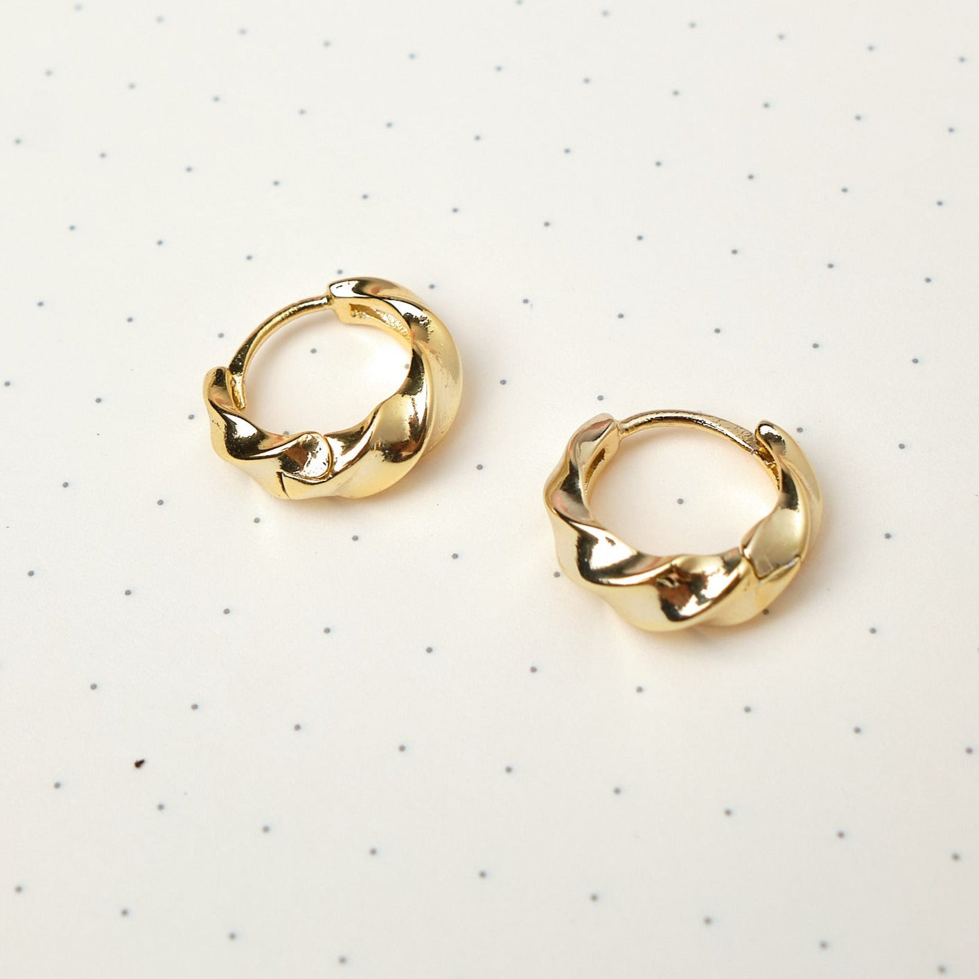 Argollas Roma Maxi - Gold - 9mm