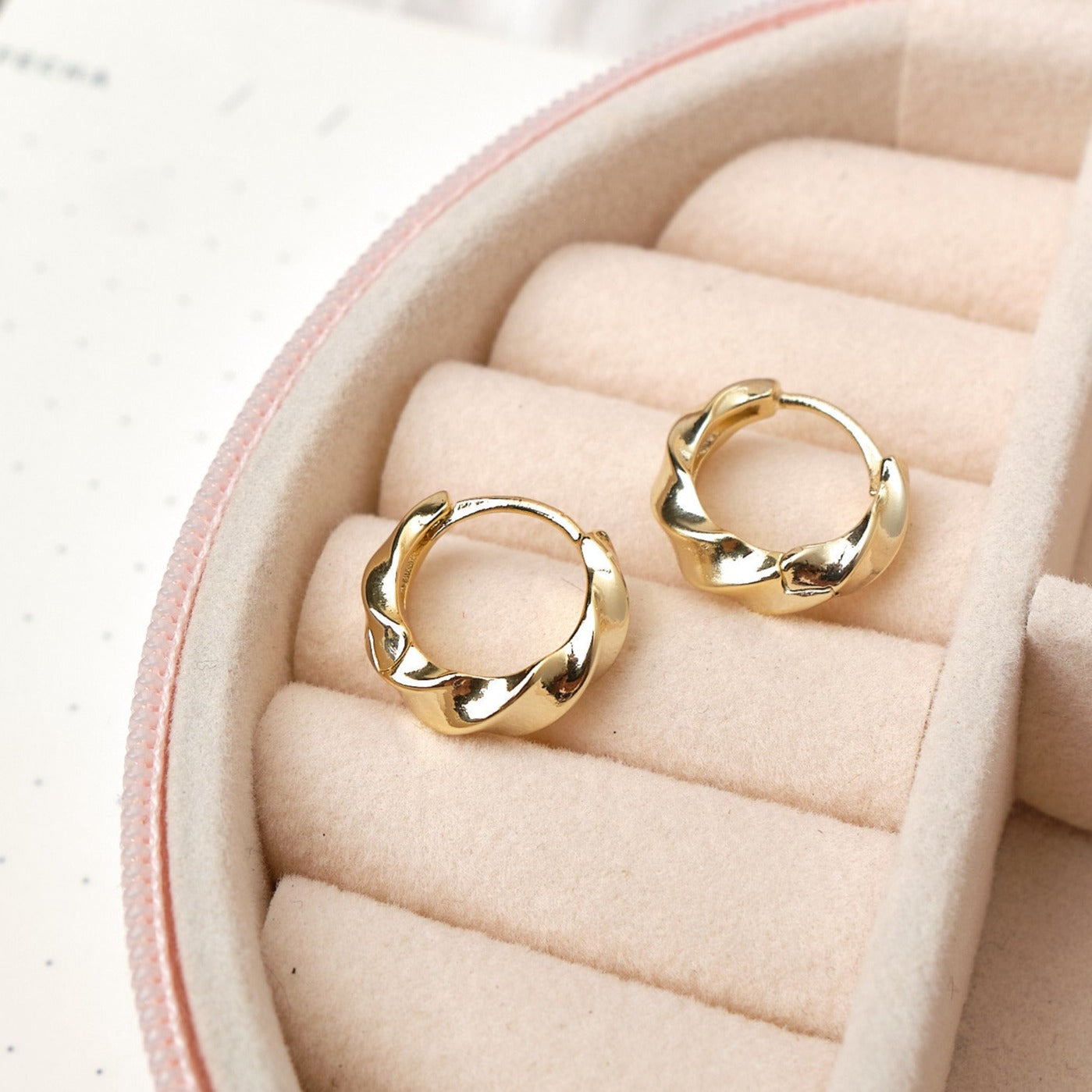 Argollas Roma Maxi - Gold - 9mm