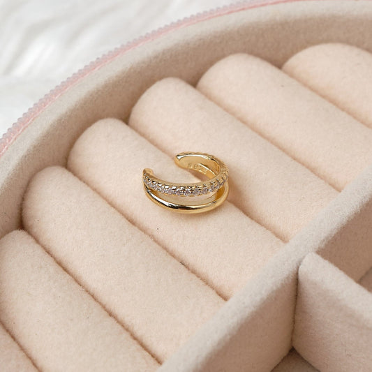 Ear Cuff Maui - Cristal - Gold