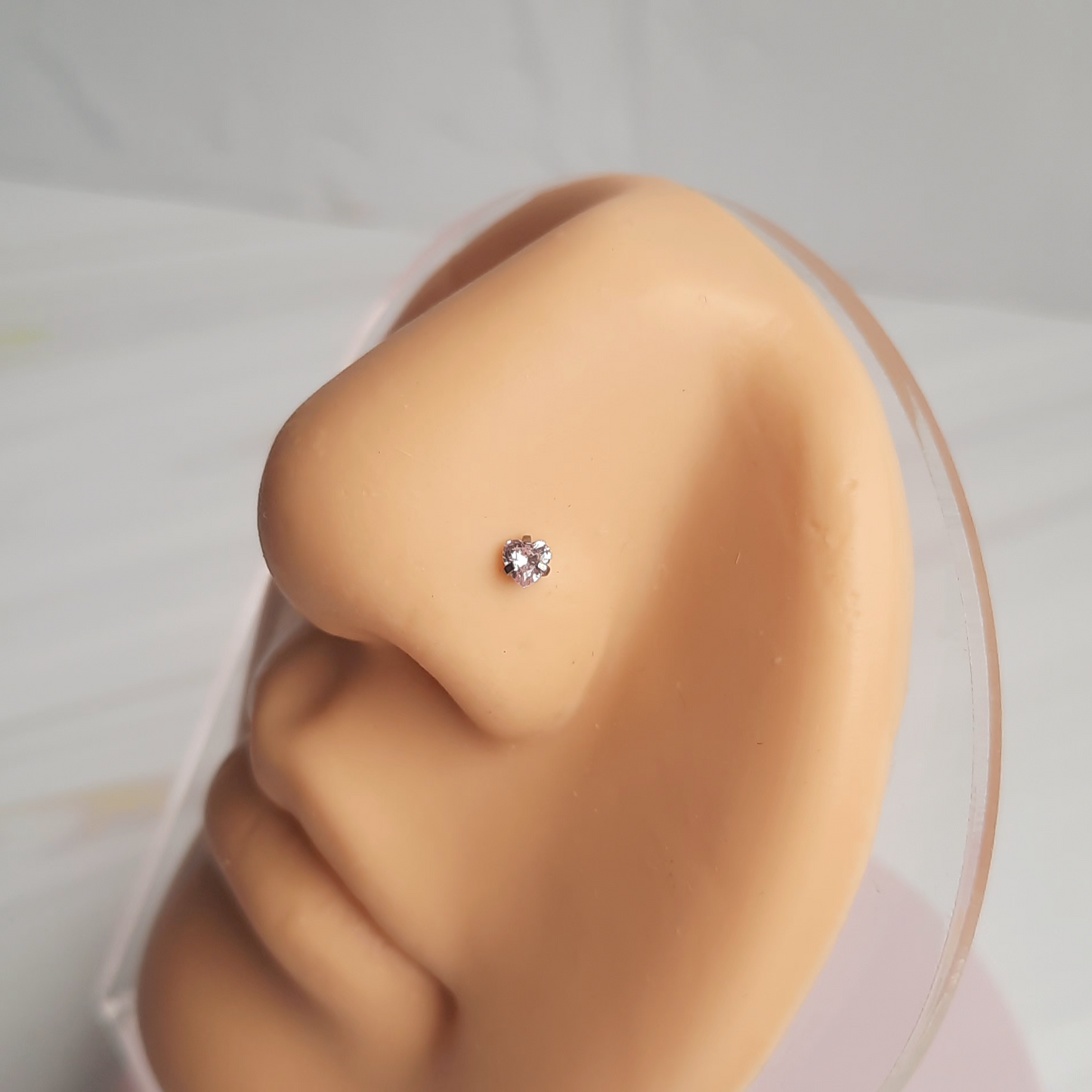 Piercing Mini Corazón - Nostril - 3mm