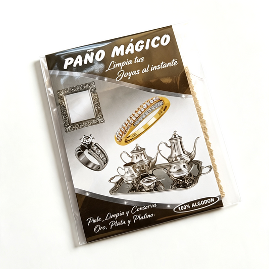 Paño Mágico - Limpia Joyas Oro y Plata