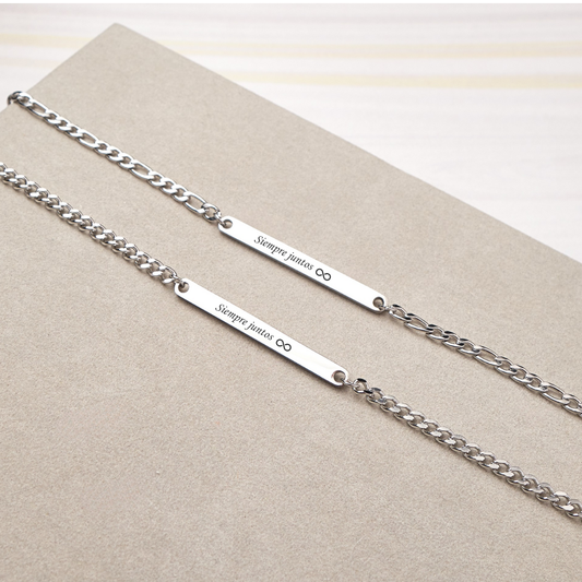 Pack - Pulseras Carla - Silver - Personalizadas