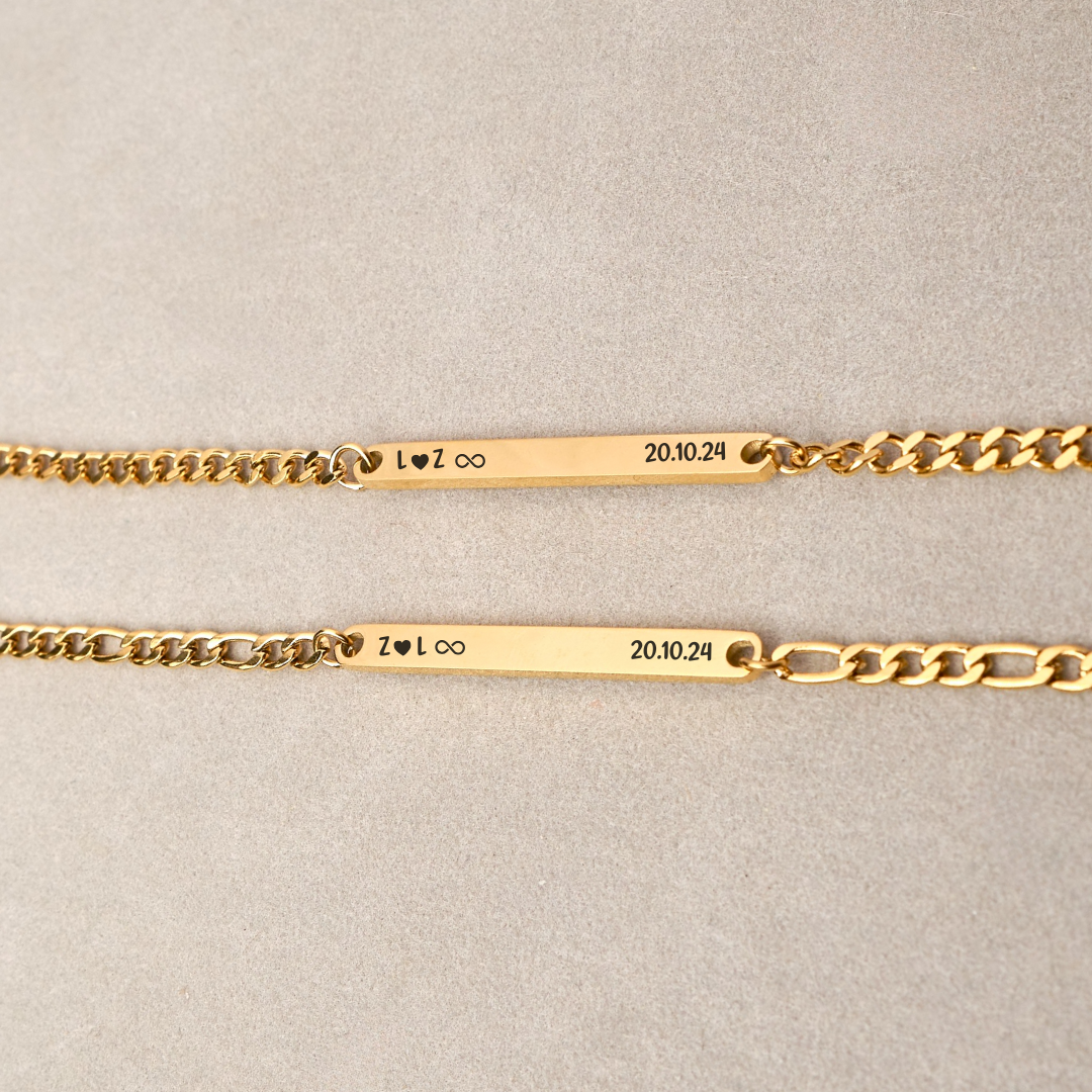 Pack - Pulseras Carla - Gold- Personalizadas