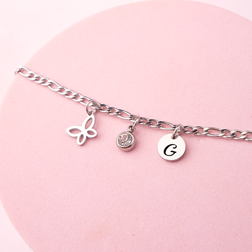 Pulsera Kiara - Silver - Personalizada