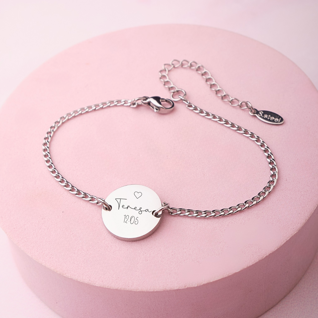 Pulsera Dannae - Silver - Personalizada