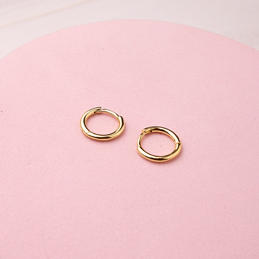 Argollas Chiara - Gold - 8mm