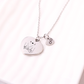 Collar Corazón - Silver - Personalizado