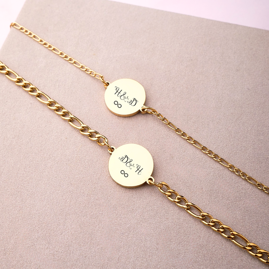 Pack - Pulseras Luciana - Gold - Personalizadas