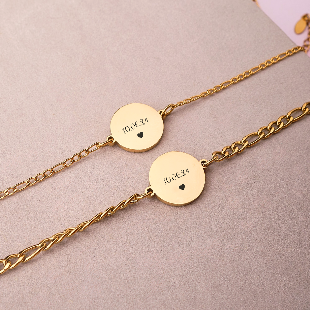 Pack - Pulseras Luciana - Gold - Personalizadas