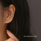 Ear Climber Irina - Cristal - Gold