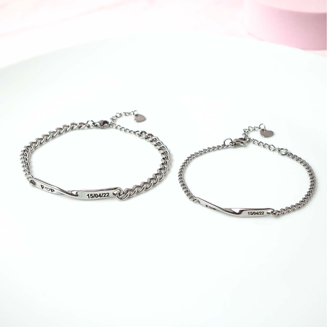 Pack - Pulseras Afrodita -Silver - Personalizadas