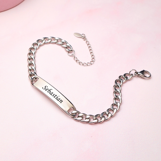 Pulsera Alexis - Silver - Personalizada