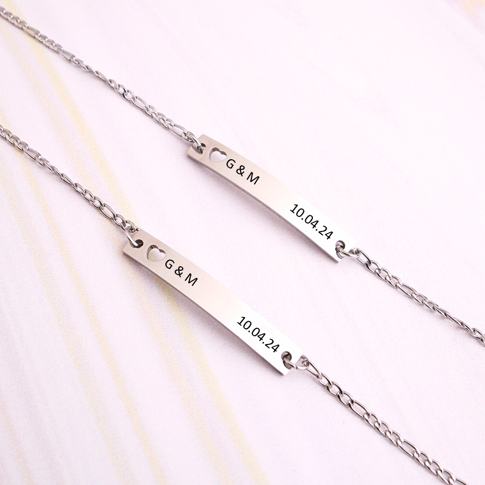 Pack - Pulseras Aime - Silver - Personalizadas
