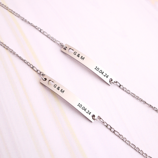 Pack - Pulseras Aime - Silver - Personalizadas
