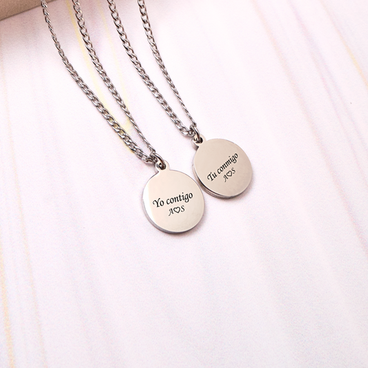 Pack Collares Francis - Silver - Personalizado