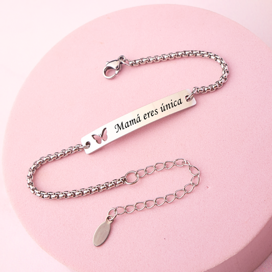 Pulsera Itzel - Silver - Personalizada
