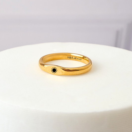 Anillo Gia - Gold - Personalizado