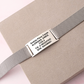 Pulsera Sandra - Silver - Personalizada