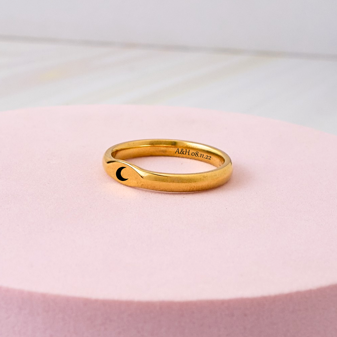 Anillo Gia - Gold - Personalizado