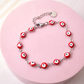 Pulsera Turkey - Rojo - Silver