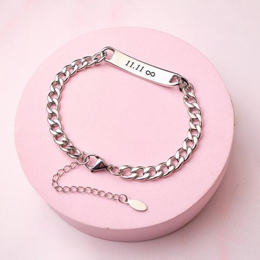 Pulsera Alexis - Silver - Personalizada