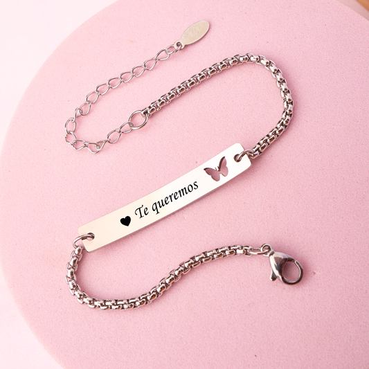 Pulsera Itzel - Silver - Personalizada