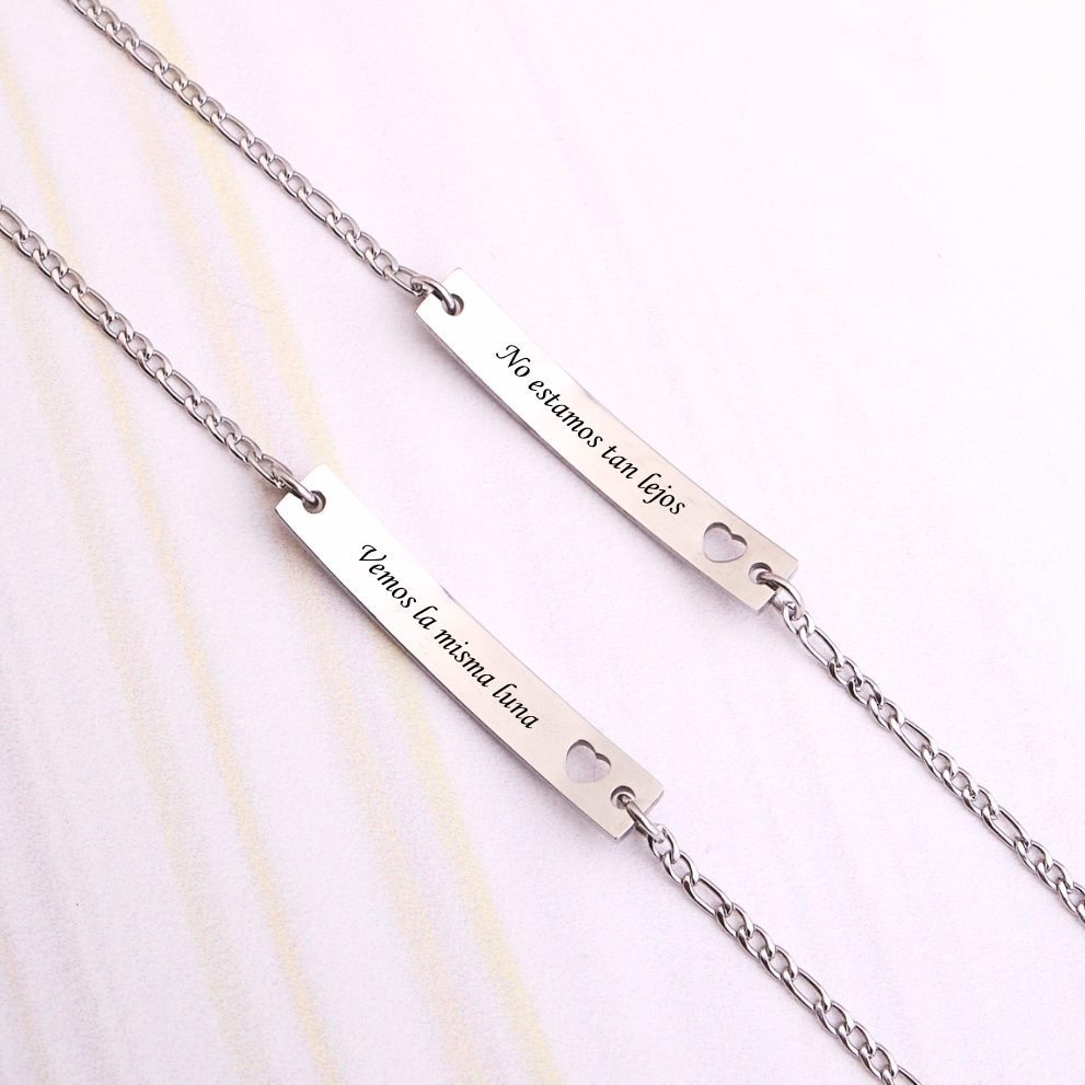 Pack - Pulseras Aime - Silver - Personalizadas