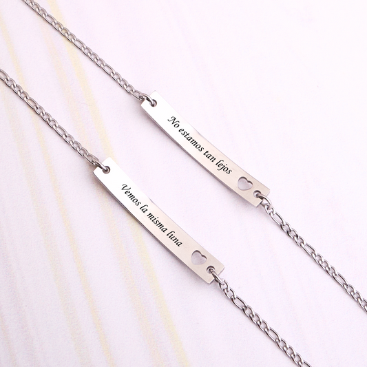 Pack - Pulseras Aime - Silver - Personalizadas