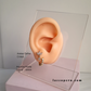 Argollas Nadia - Gold -10mm - Cristal