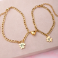 Pack - Pulseras - Puzzle Love - Gold - Personalizadas
