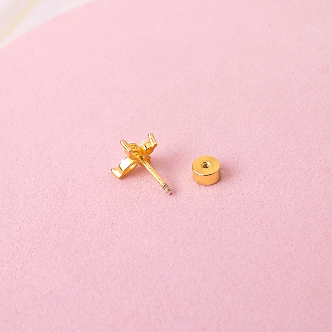 Piercing Mariposa - Ópalo - Gold - 7x6mm