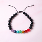 Pulsera Chakras - Negro