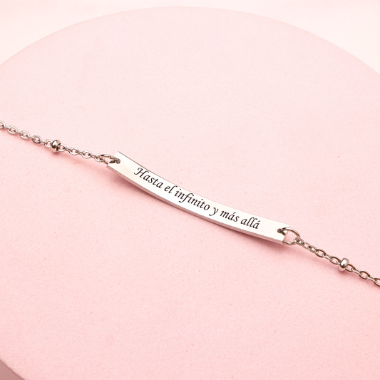 Pulsera Sandy - Silver - Personalizada
