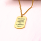 Collar Casius - Gold - Personalizado