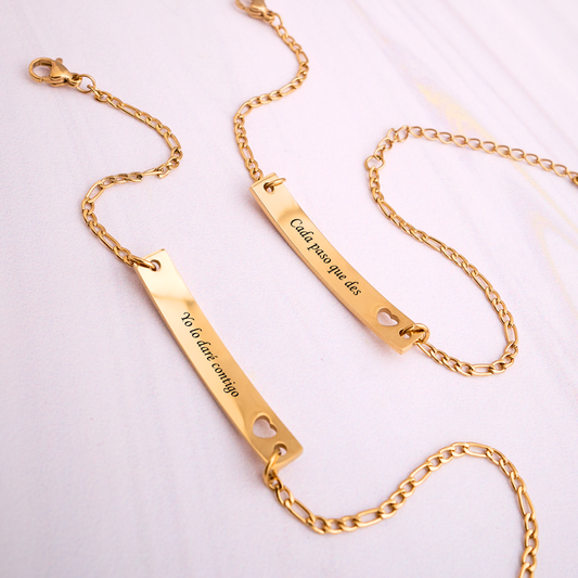 Pack - Pulseras Aime - Gold - Personalizadas
