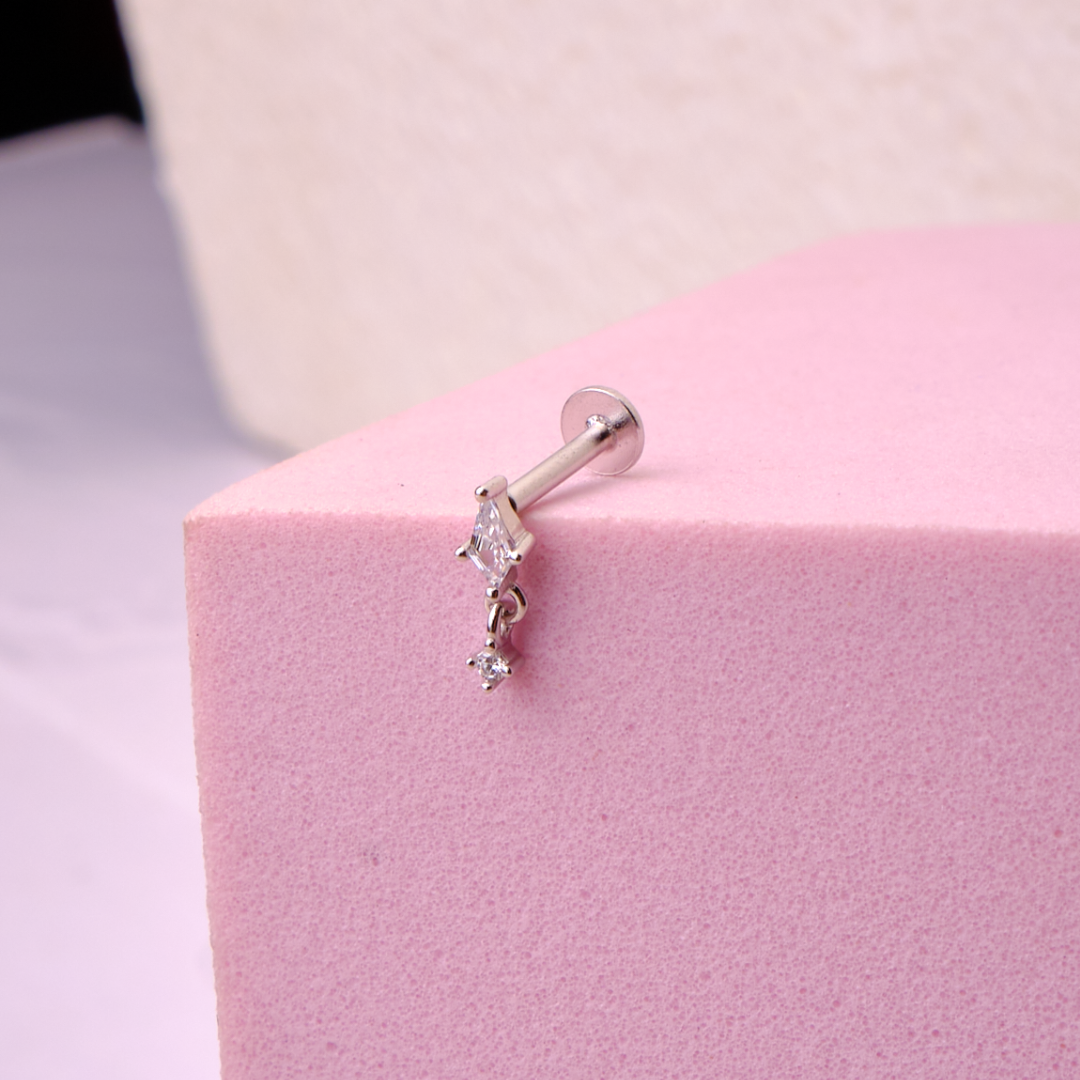 Piercing Jessie - Silver - 3x9mm