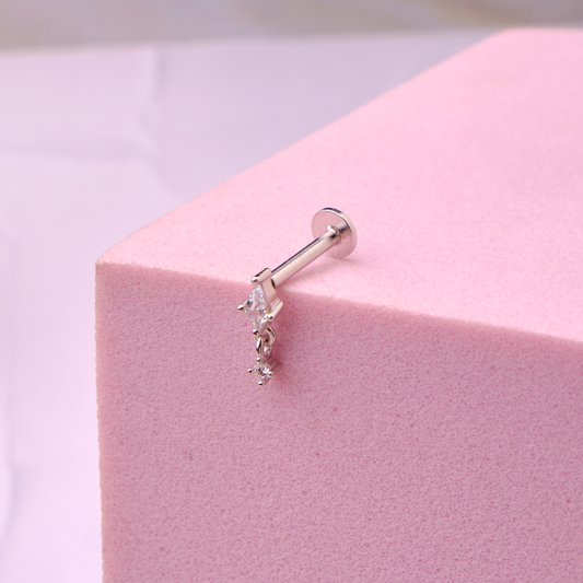 Piercing Jessie - Silver - 3x9mm