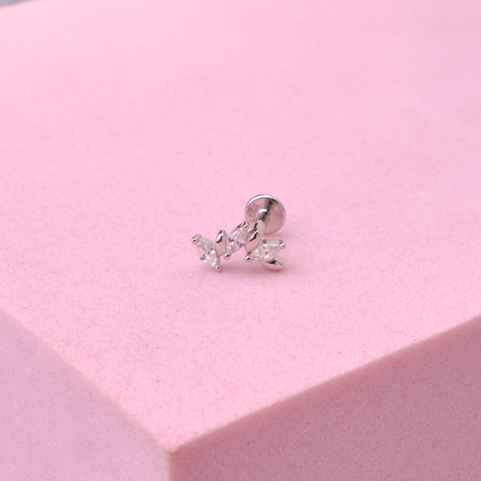 Piercing Heidi - Silver - 5x8mm