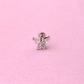 Piercing Butterfly - Silver - 6x8mm
