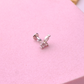 Piercing Butterfly - Silver - 6x8mm