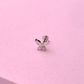Piercing Butterfly - Silver - 6x8mm