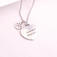 Collar Corazón - Silver - Personalizado