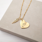 Collar Corazón - Ala - Gold - Personalizado