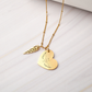 Collar Corazón - Ala - Gold - Personalizado