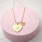 Collar Corazón - Gold - Personalizado