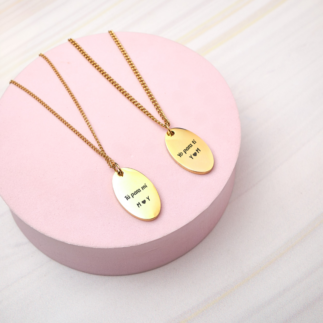 Pack Collares Isabella - Gold - Personalizado
