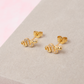 Aretes Serpiente - Gold - 10x6mm