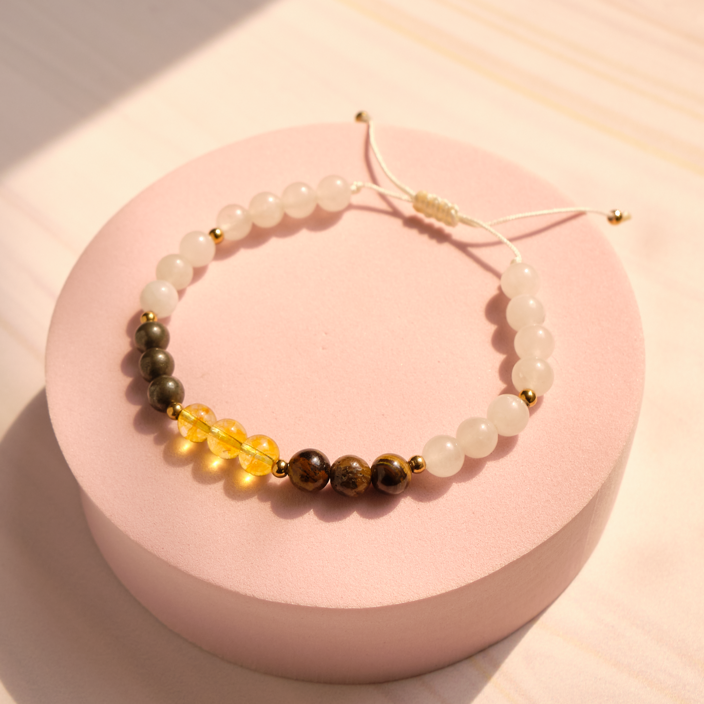 Pulsera de la Abundancia - Blanco