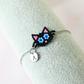 Pulsera Miyuki Gato Negro -  Personalizada