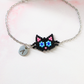 Pulsera Miyuki Gato Negro -  Personalizada